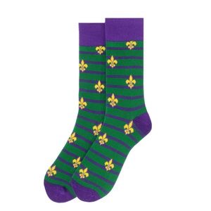 Crew Socks -Fleur de lis -NWT